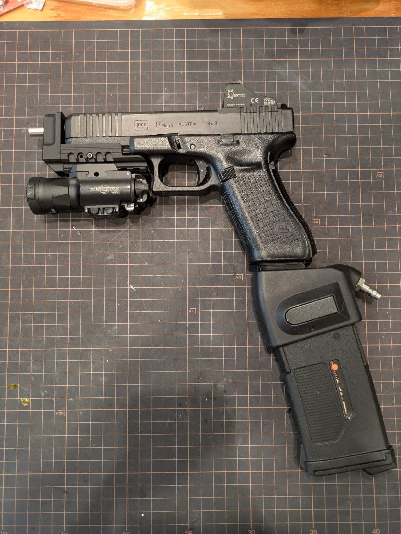 外部ソース　プライマリーエアソフトTMグロッグ対応　M4マガジン　軽量