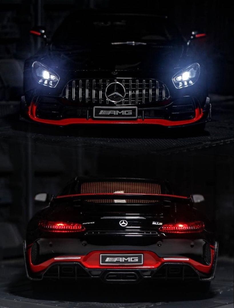 1/18 メルセデスAMG GT R ダイキャスト ライト 音声付 新品
