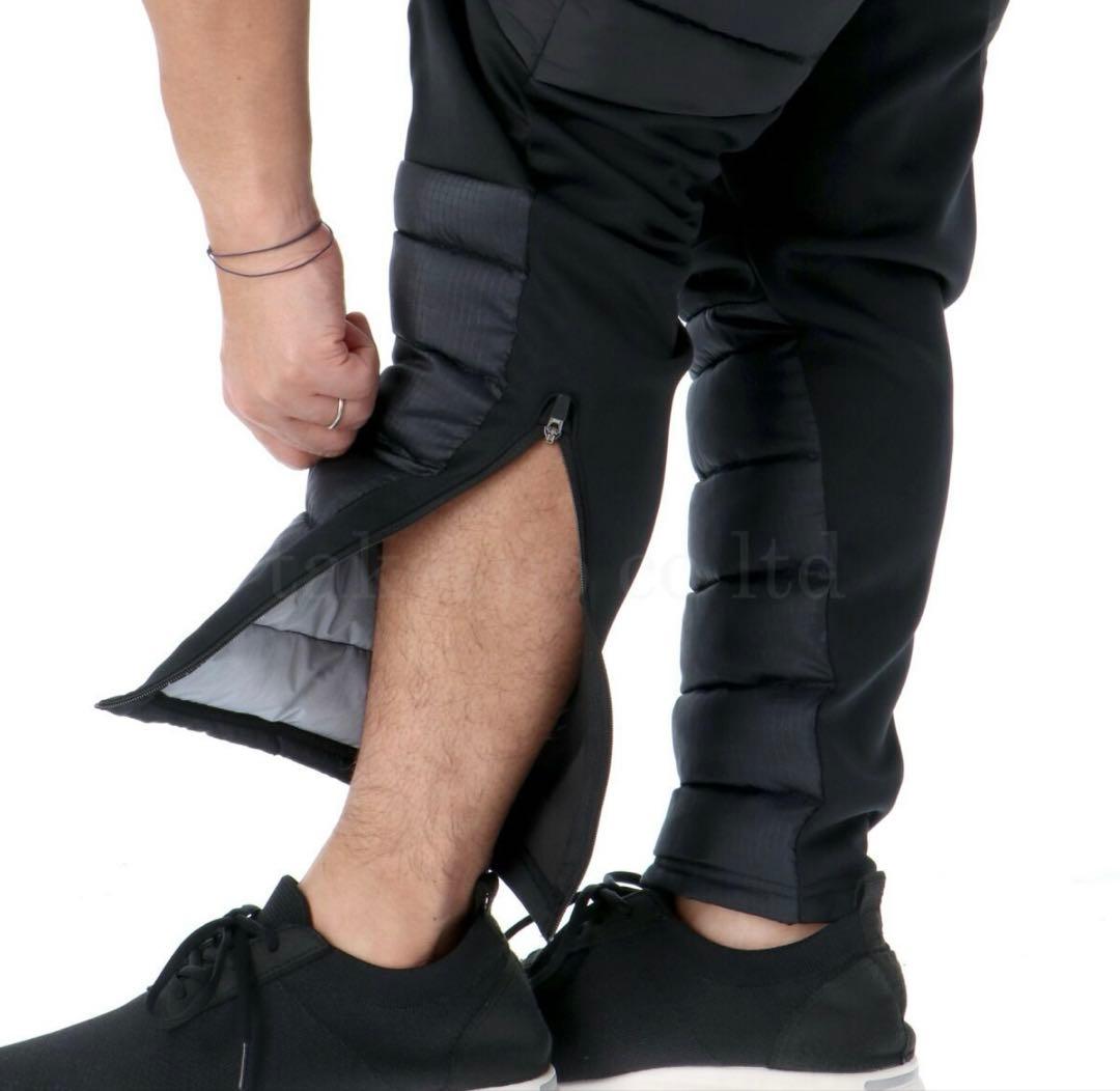 ATHLETA フード付きジャージ Mサイズ ブラック/ネイビー