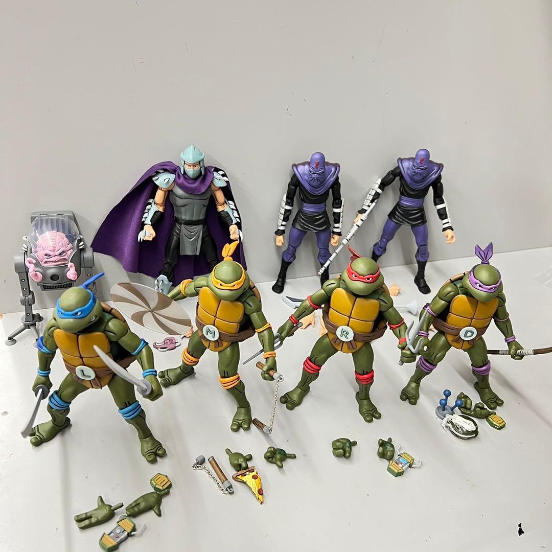 NECA ネカ　タートルズ シュレッダー クランゲ　フットソルジャー