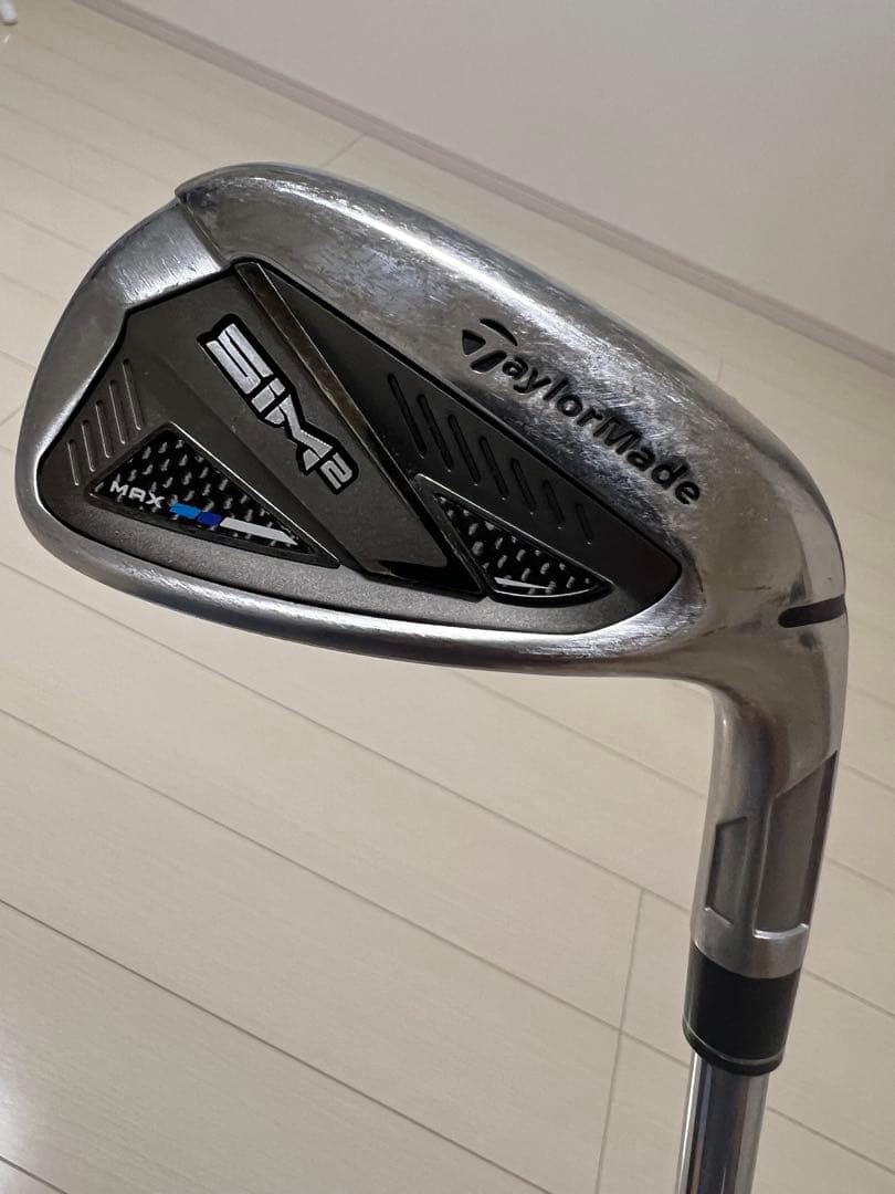 テーラーメイド、9番アイアン、Sim2 max、右打ち用、フレックスS