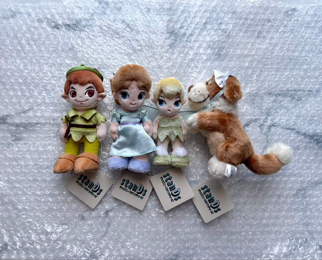 ディズニー　スタンディーズ　ピーターパン　ウェンディ　ティンカーベル　ナナ