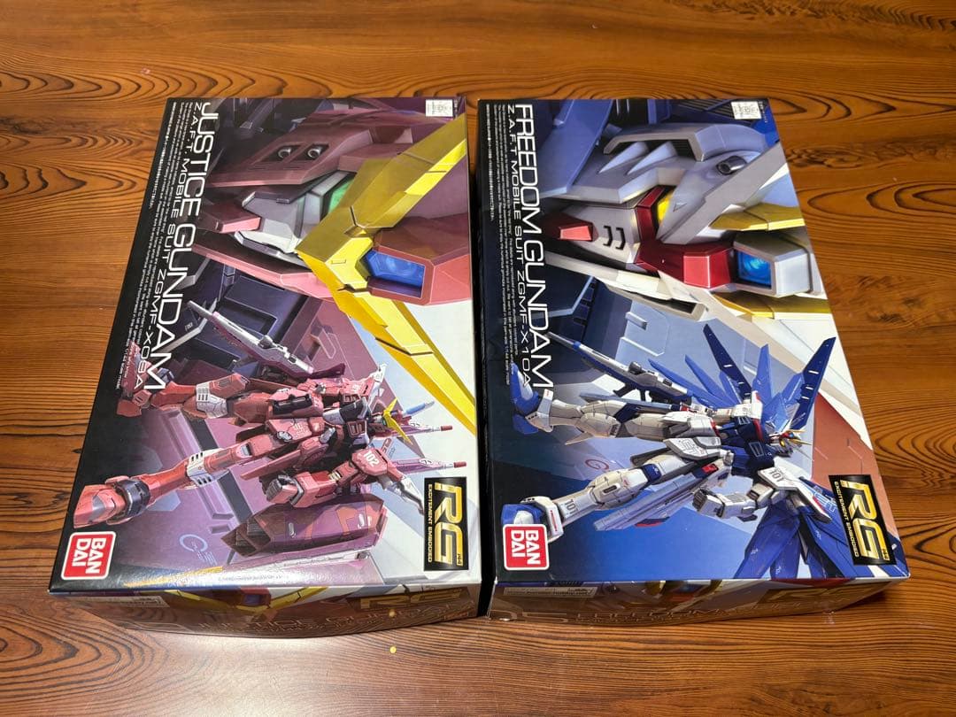 値下げ　シード　RG フリーダム & ジャスティス　セット　ガンプラ