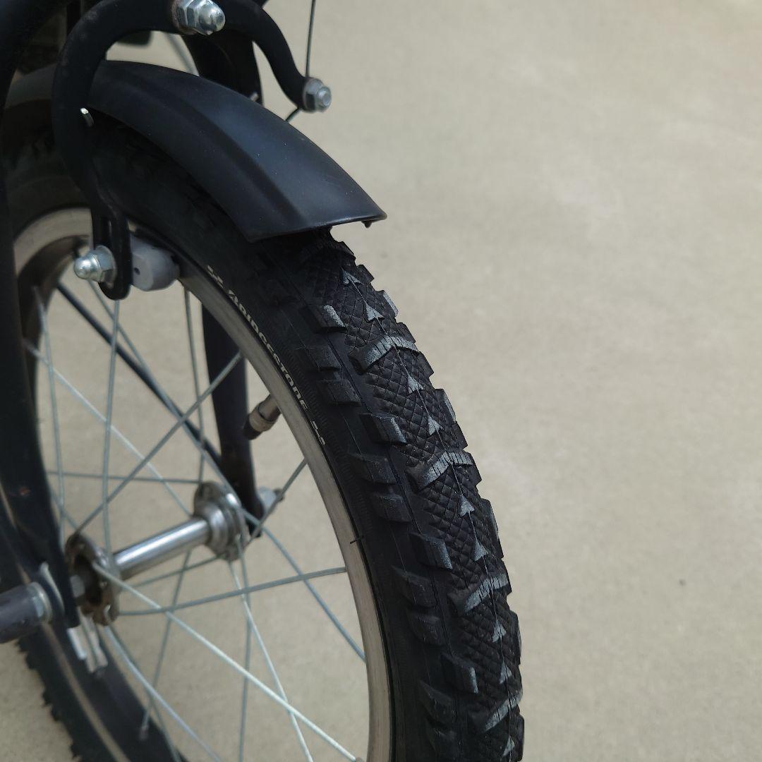 HYDEE 子供用自転車 16インチ 黒　補助輪付き