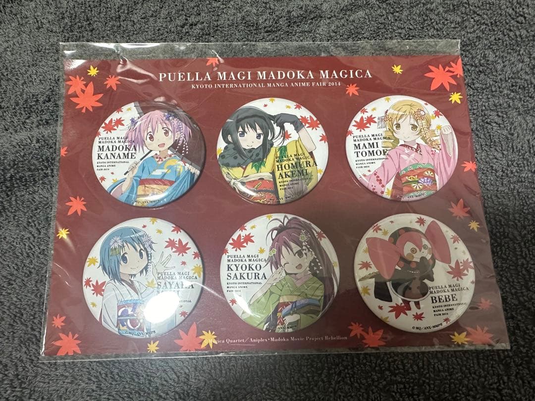 魔法少女まどか☆マギカ 京まふ限定 舞妓缶バッジ まどマギ　未開封