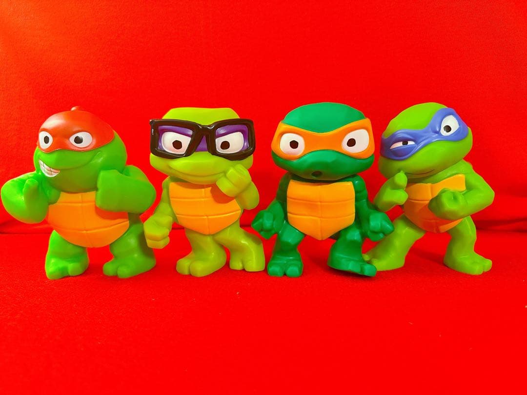 タートルズ ミュータントパニック おなら版 ソフビ フィギュア セット