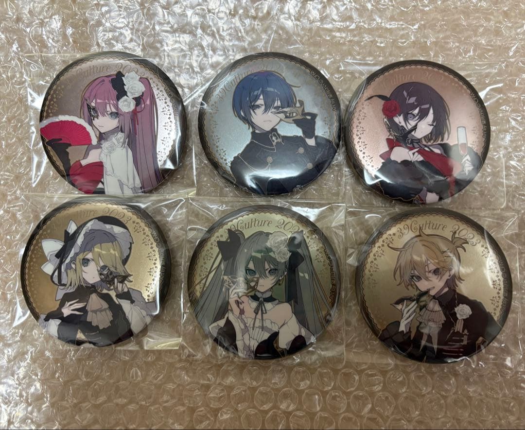39culture 2023 初音ミク 缶バッジ セット/ココラボ 望月けい