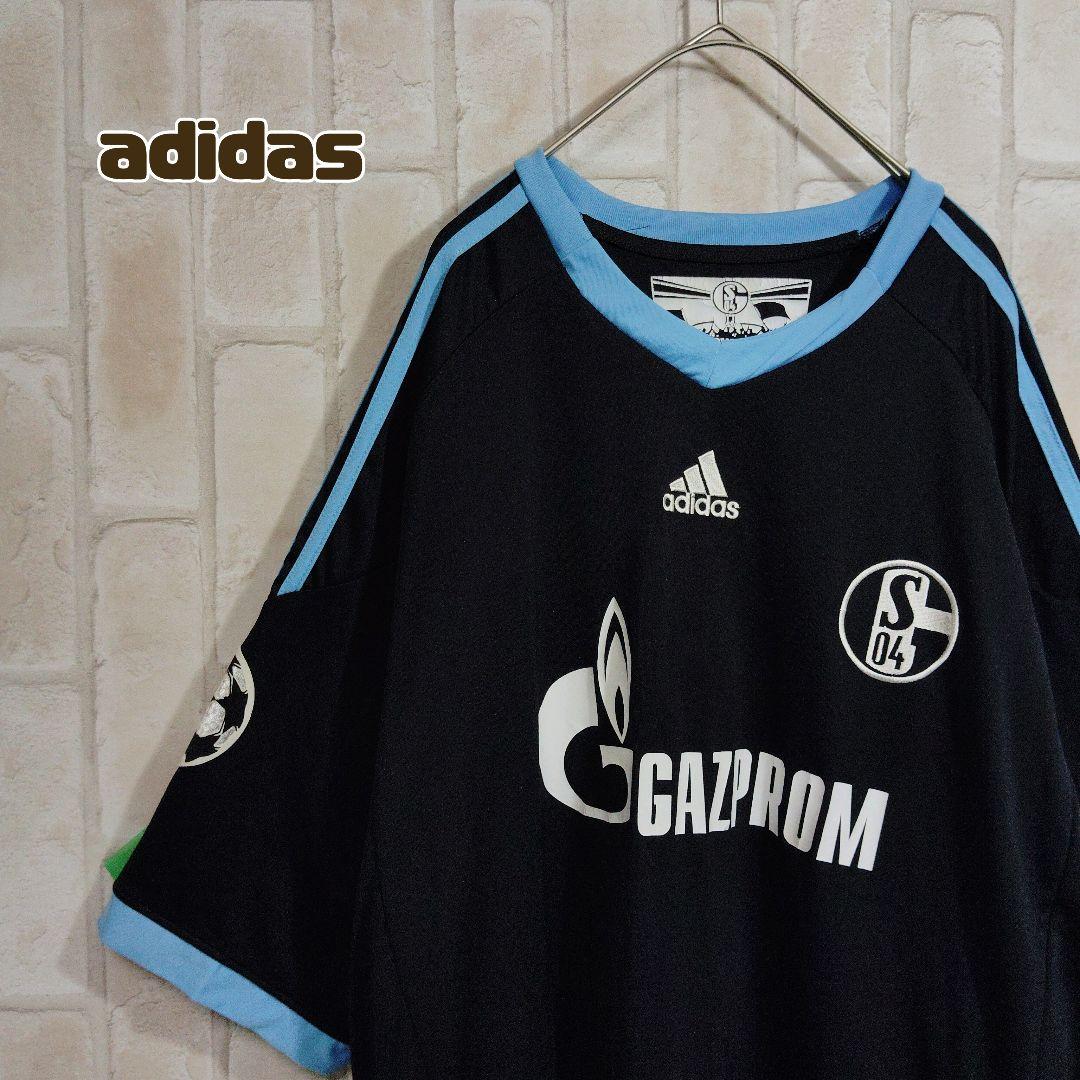 アディダス　Tシャツ　ユニフォーム　シャルケ04　内田篤人　刺繍