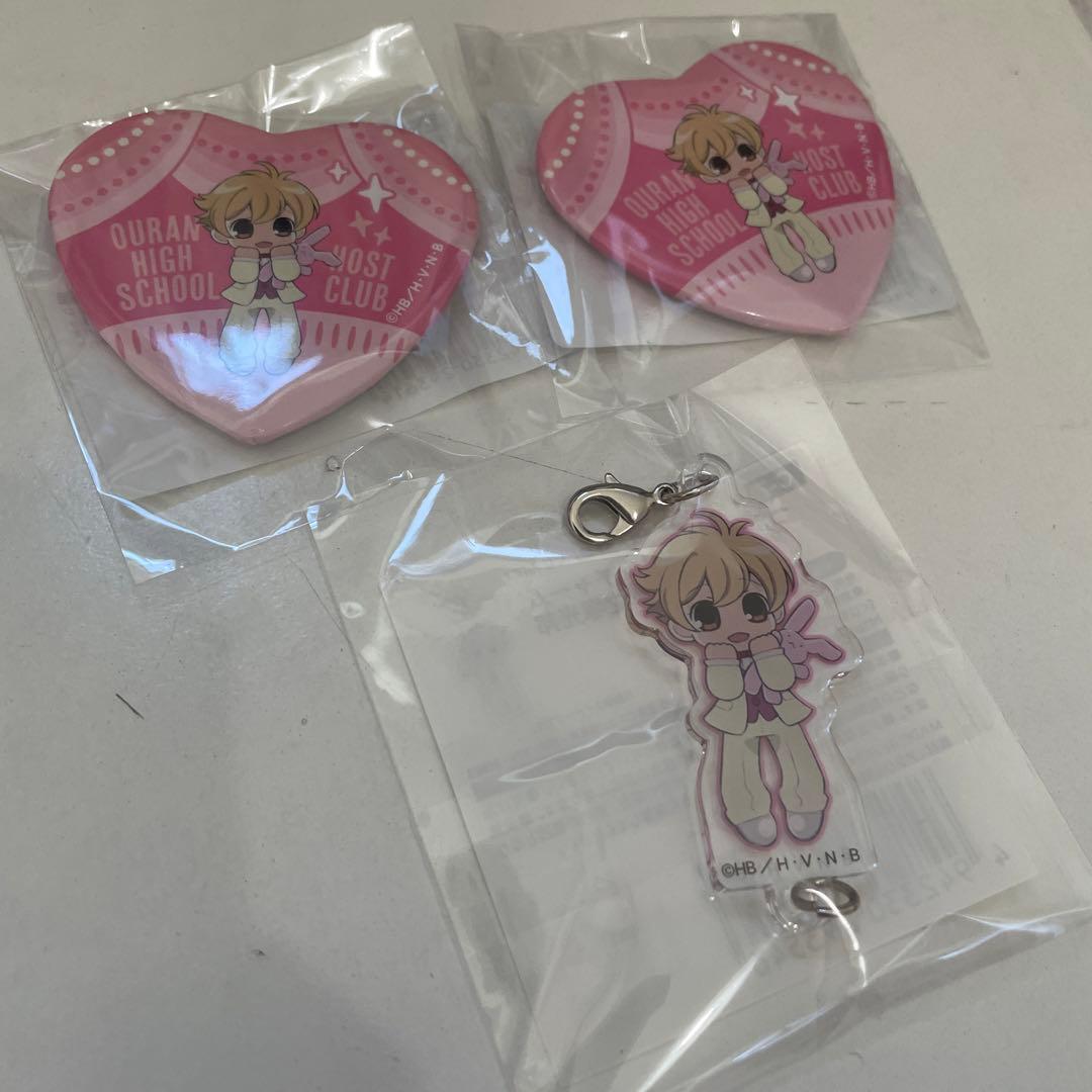 桜蘭高校ホスト部 くじ引き堂 缶バッジ 引き 埴之塚光邦 ハニー チャーム