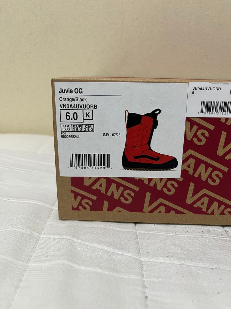 新品未使用今期モデルVans スノーボードブーツ24.0cm キッズジュニア