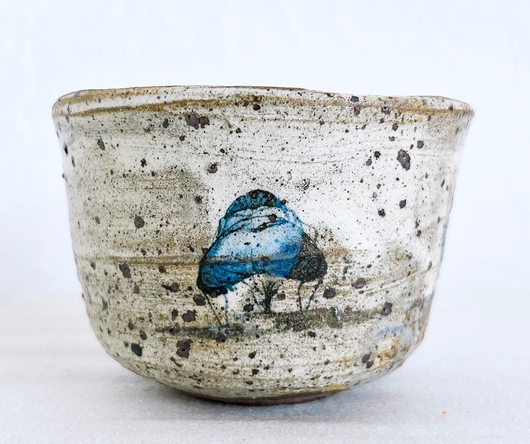 池田省吾　粉引田植ぐい呑　粉引　酒器　ぐい呑　盃　酒碗　新品未使用　本物保証