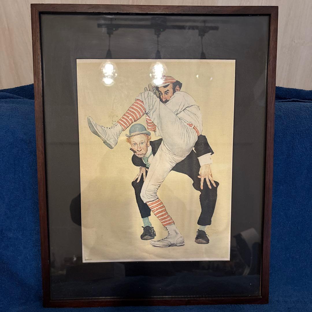 ⬛︎希少⬛︎1972年製ノーマンロックウェル⬛︎キャンパスヴィンテージポスター⬛︎