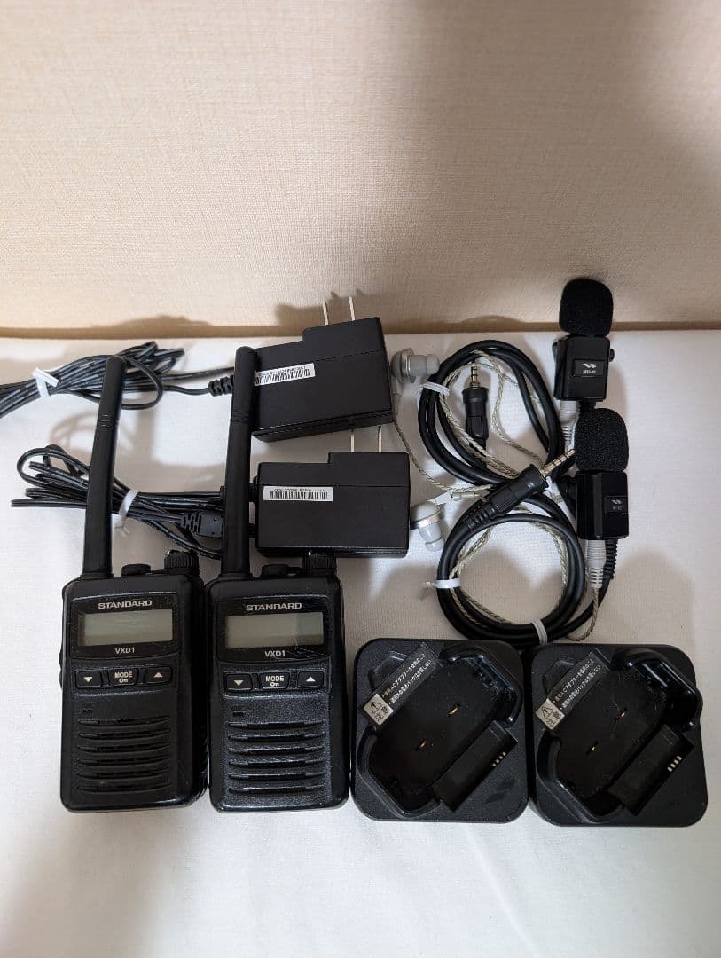 スタンダード デジタル簡易無線機 登録局 トランシーバー VXD1 2台
