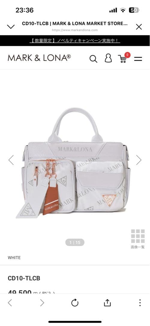 MARK & LONA ラウンドバッグ ゴルフバッグ マークアンドロナ