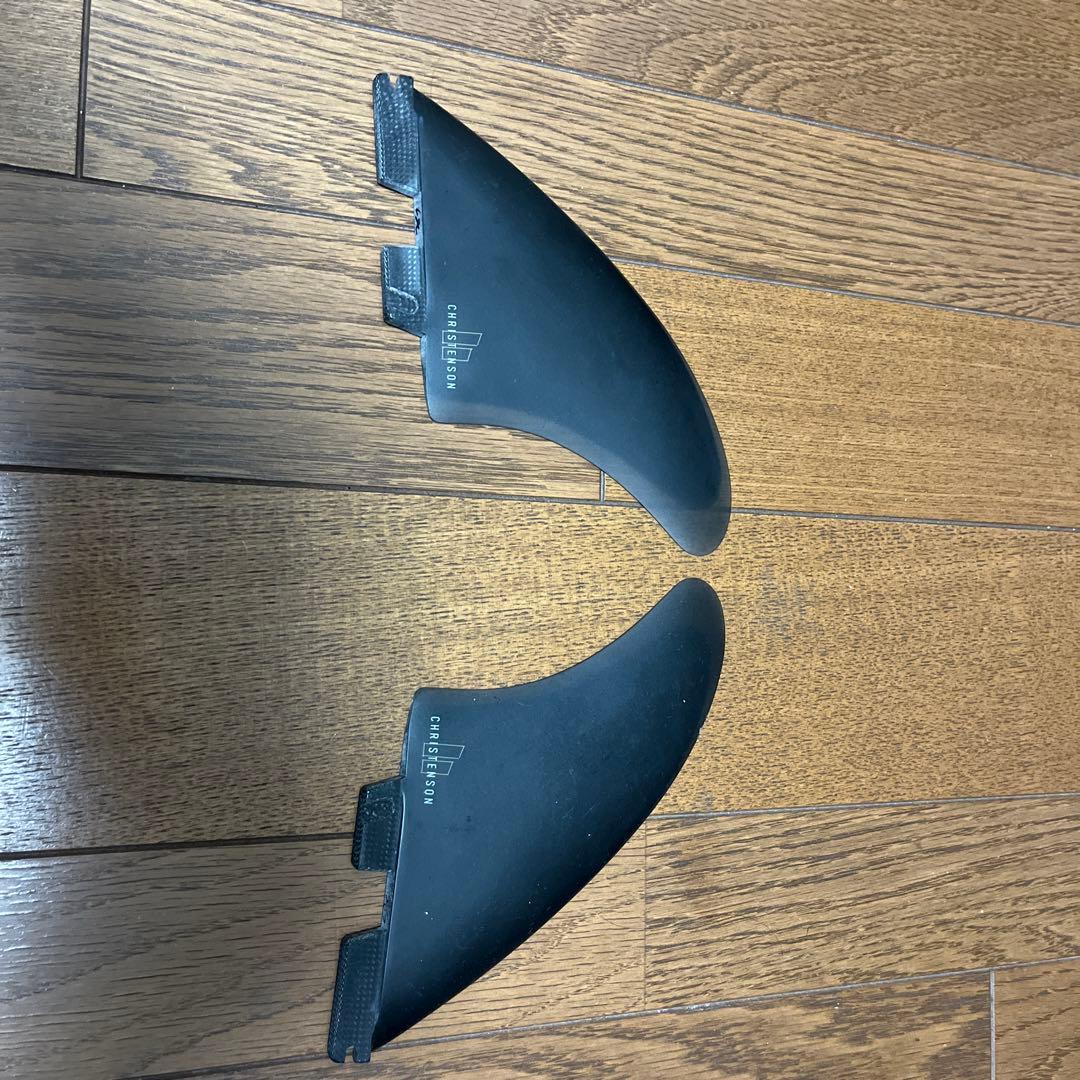 FCS Christenson サーフボードフィン スカルデザイン ケース付き