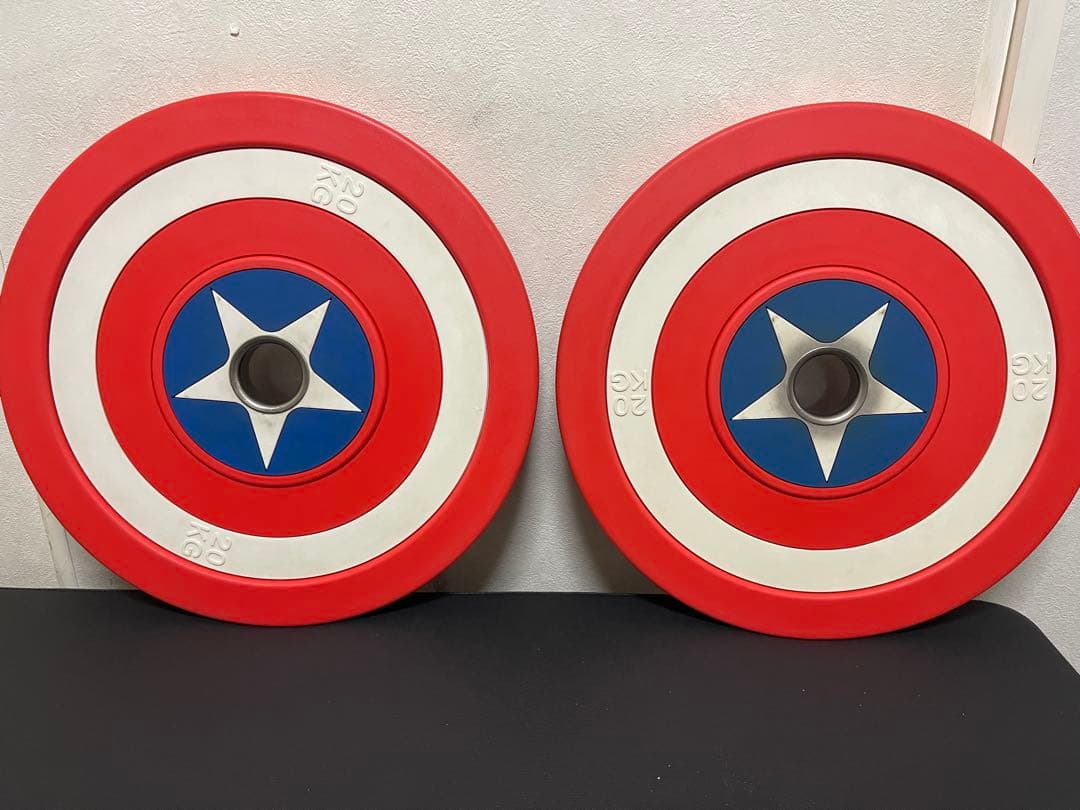 キャプテン・アメリカ　オリンピックプレート20kg②