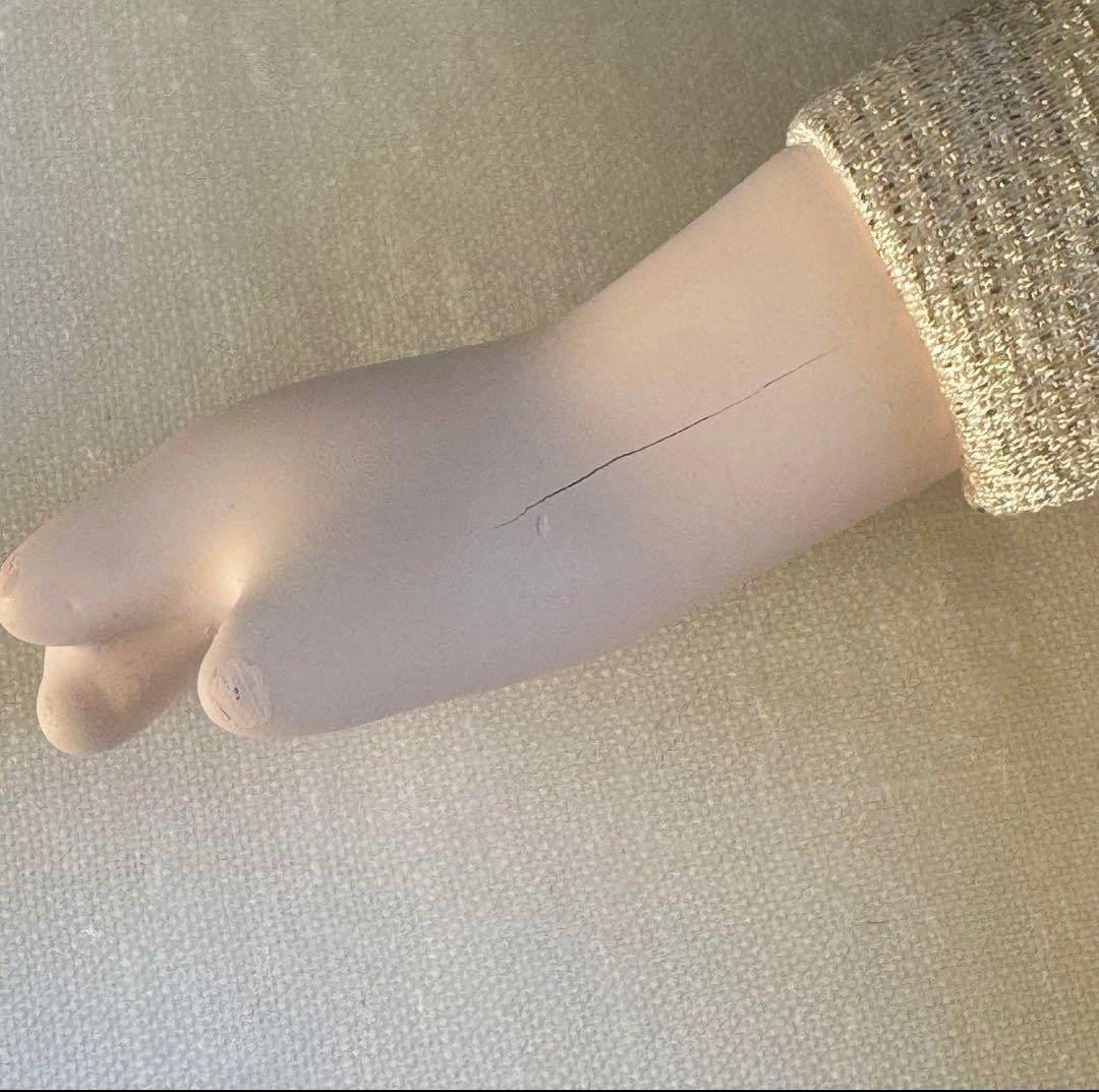 人気作家「味岡映水」 市松人形女の子 日本人形１６cm 桐塑美品 豆人形