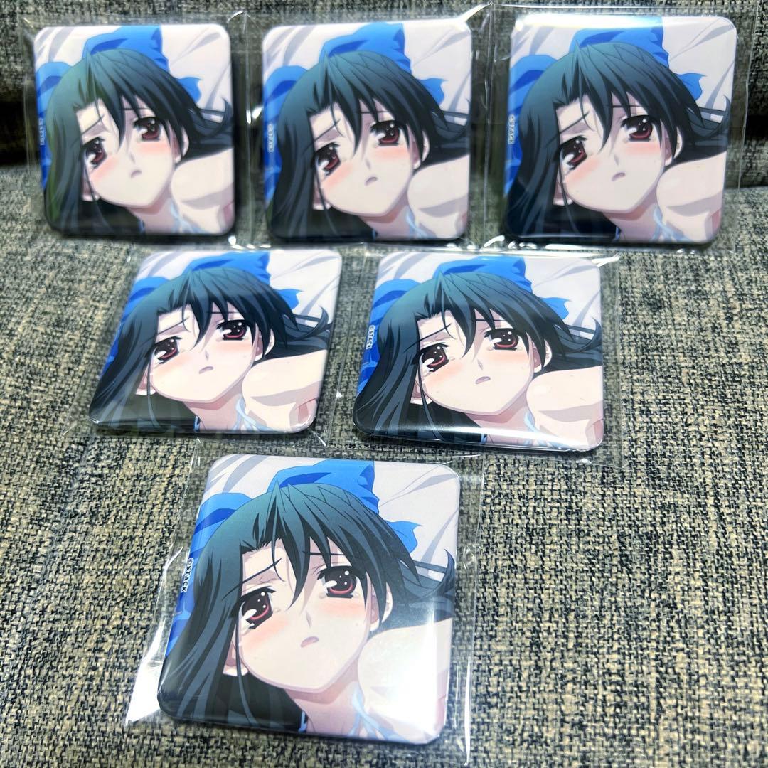 SchoolDays 清浦刹那　ブラインド　ランダム　スクエア缶バッジ　6個