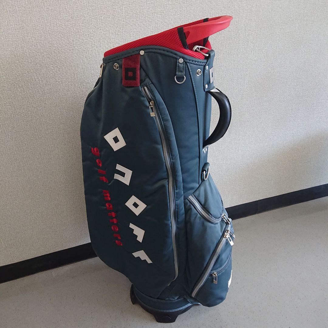 短足ダックスさん専用【美品】ONOFF キャディバッグ ネイビー/レッド 9.0