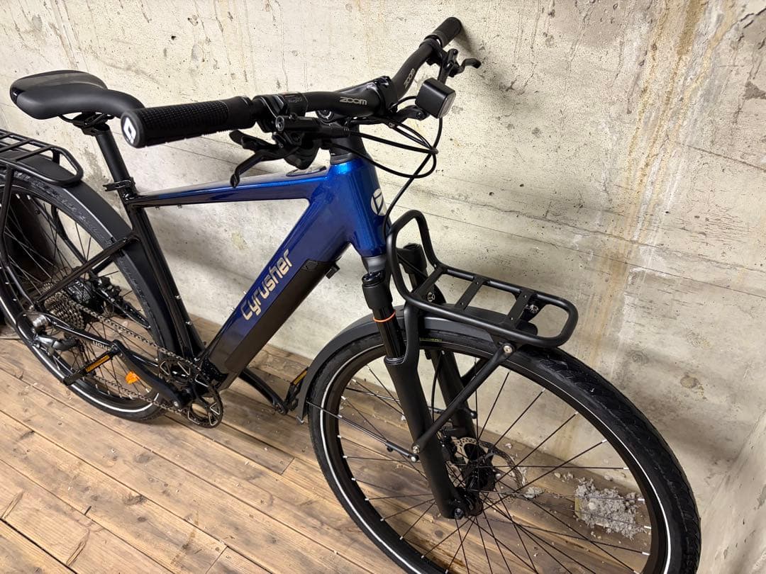 【ほぼ新品】Cyrusher Voyage電動アシスト自転車 パニアバッグ付き