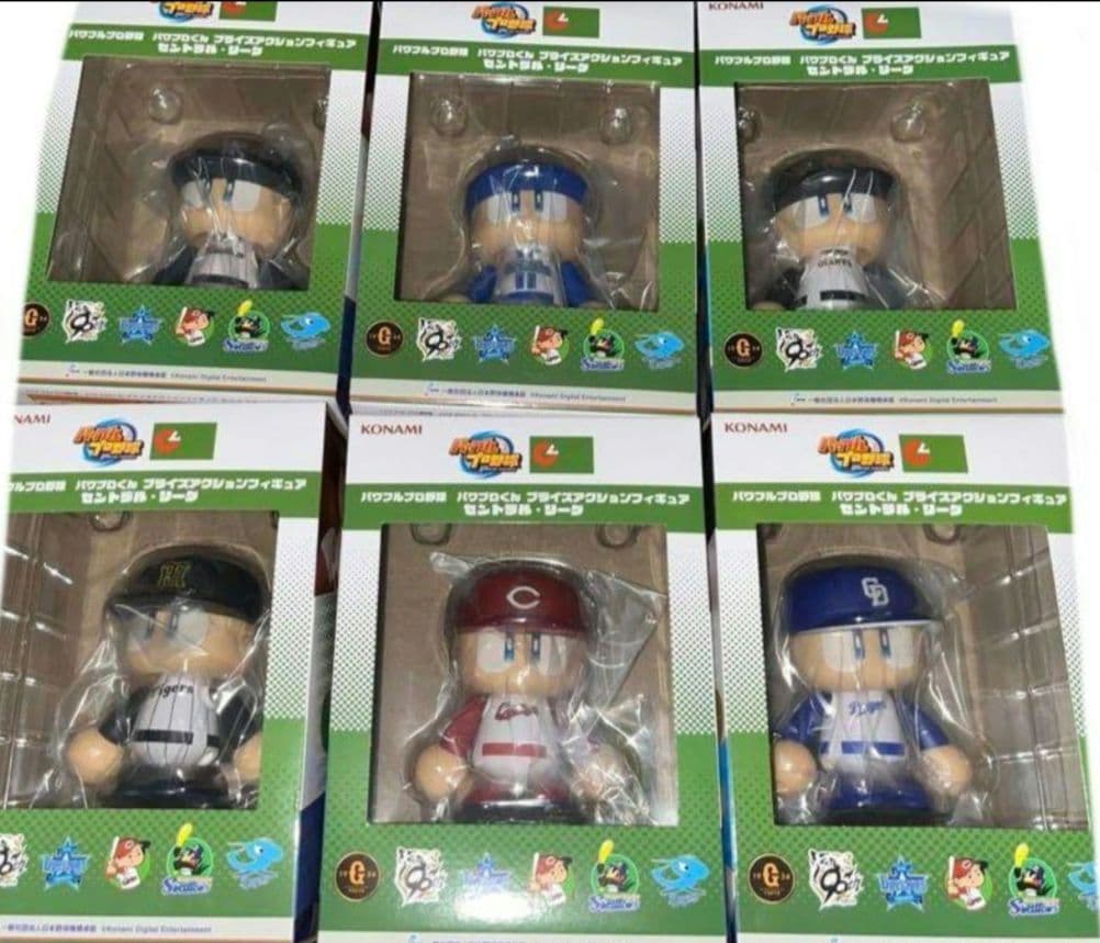 パワプロくん プライズ　アクションフィギュア 　セリーグ 6球団　コンプリート