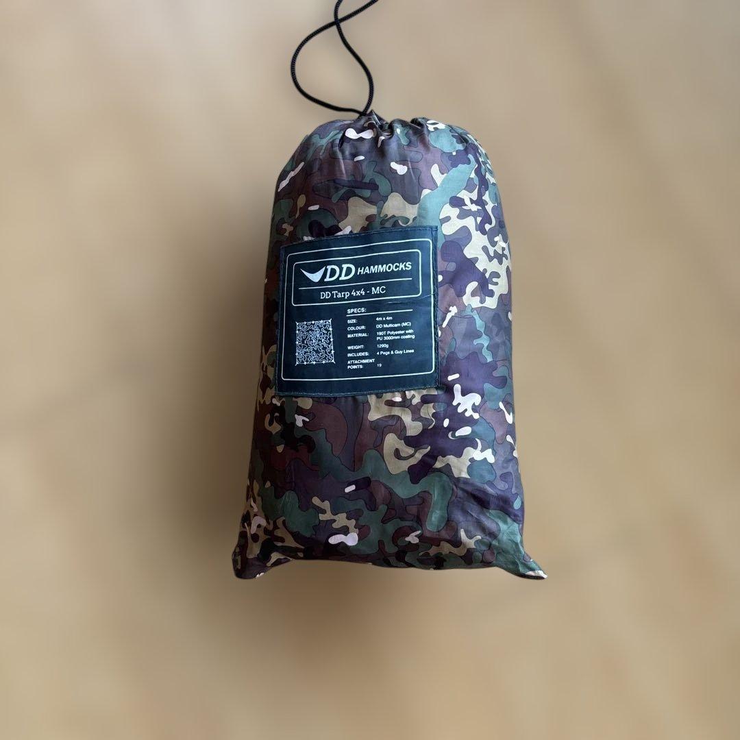 DDタープ　4×4 迷彩