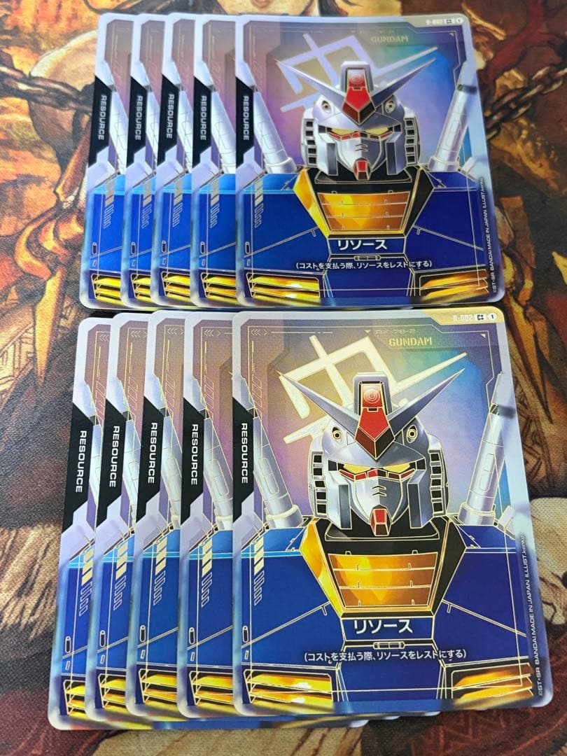 ガンダムカードゲーム　C++ ガンダム　リソース　10枚セット