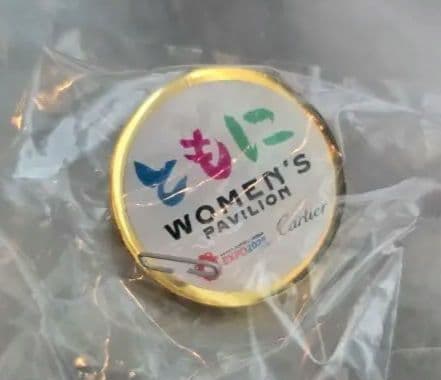 【超激レア】万博2025 女性館　カルティエ　非売品ピンバッジ　大阪関西
