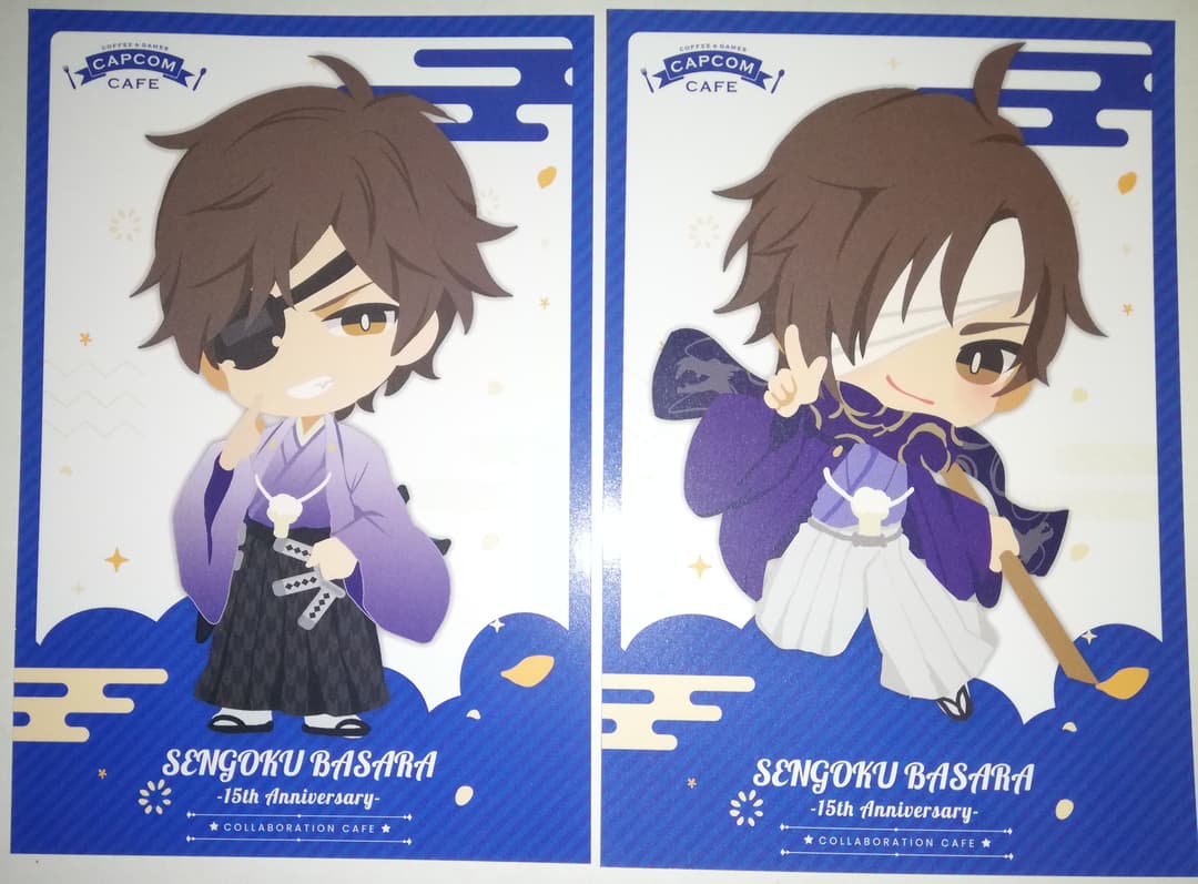 戦国BASARA 伊達政宗 梵天丸 ポストカード セット 特典 カプコンカフェ