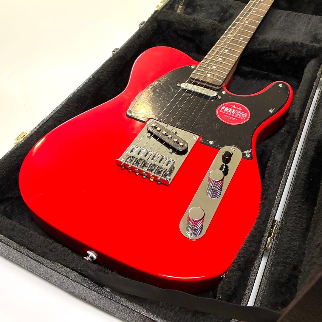 【極美品/傷なし】Squier by fender テレキャスター　赤　2023