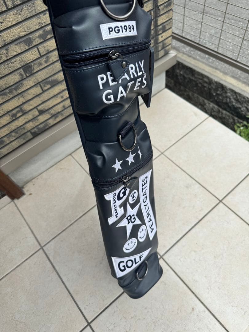 PEARLY GATES キャディバッグ PG1989 ネイビー状態綺麗