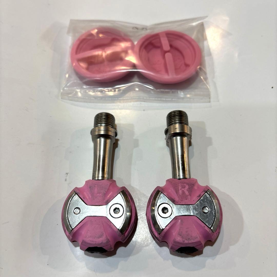 希少 SPEEDPLAY ZERO ピンク ステンレス ビンディングペダル