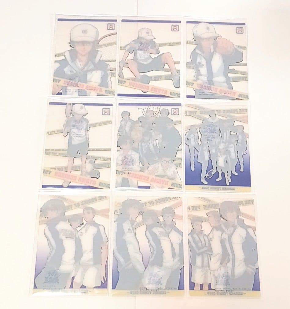 21,テニスの王子様　シャイニングクリアカード　バースデー　青学　9枚セット