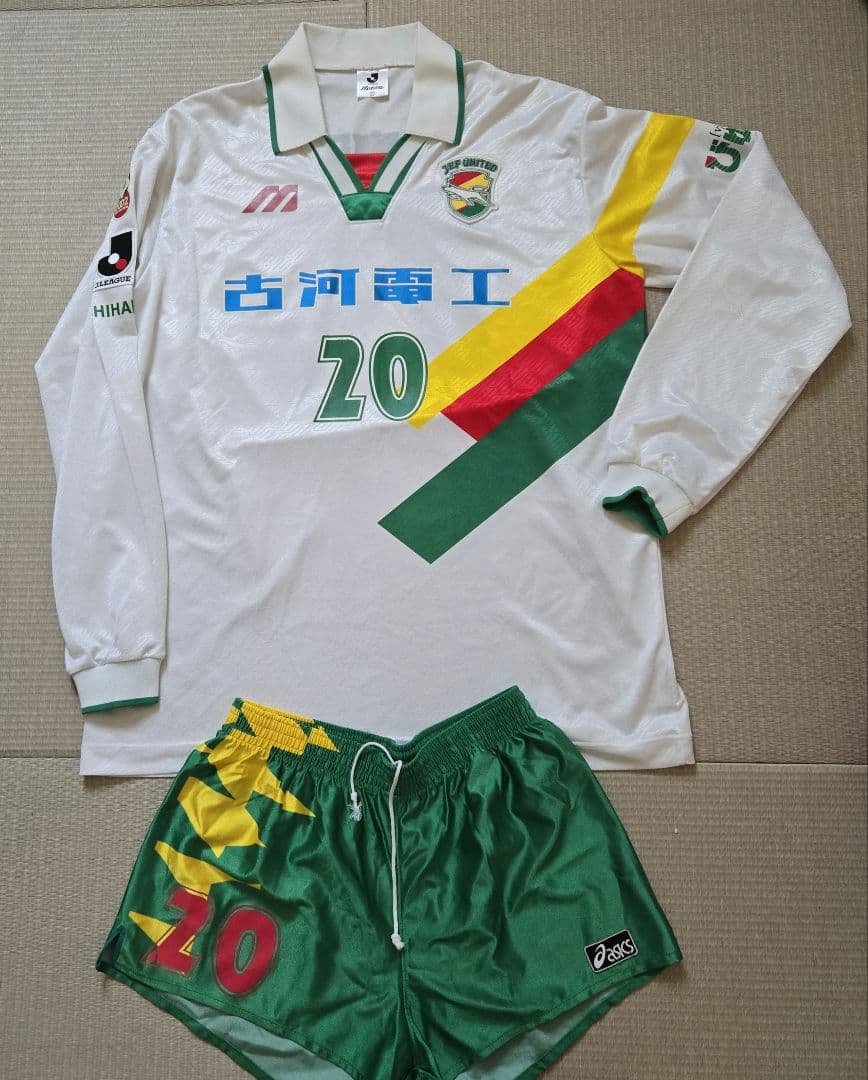 01-02 ジェフユナイテッド市原 アウェー長袖選手実使用ユニフォーム パンツ