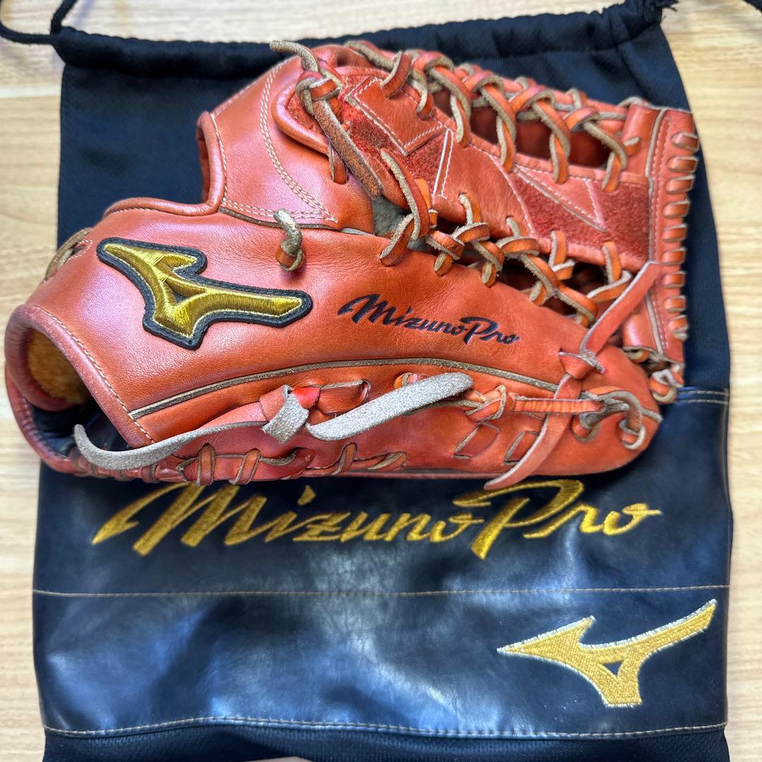 【ミズノプロ】　硬式用野球グローブ　外野用
