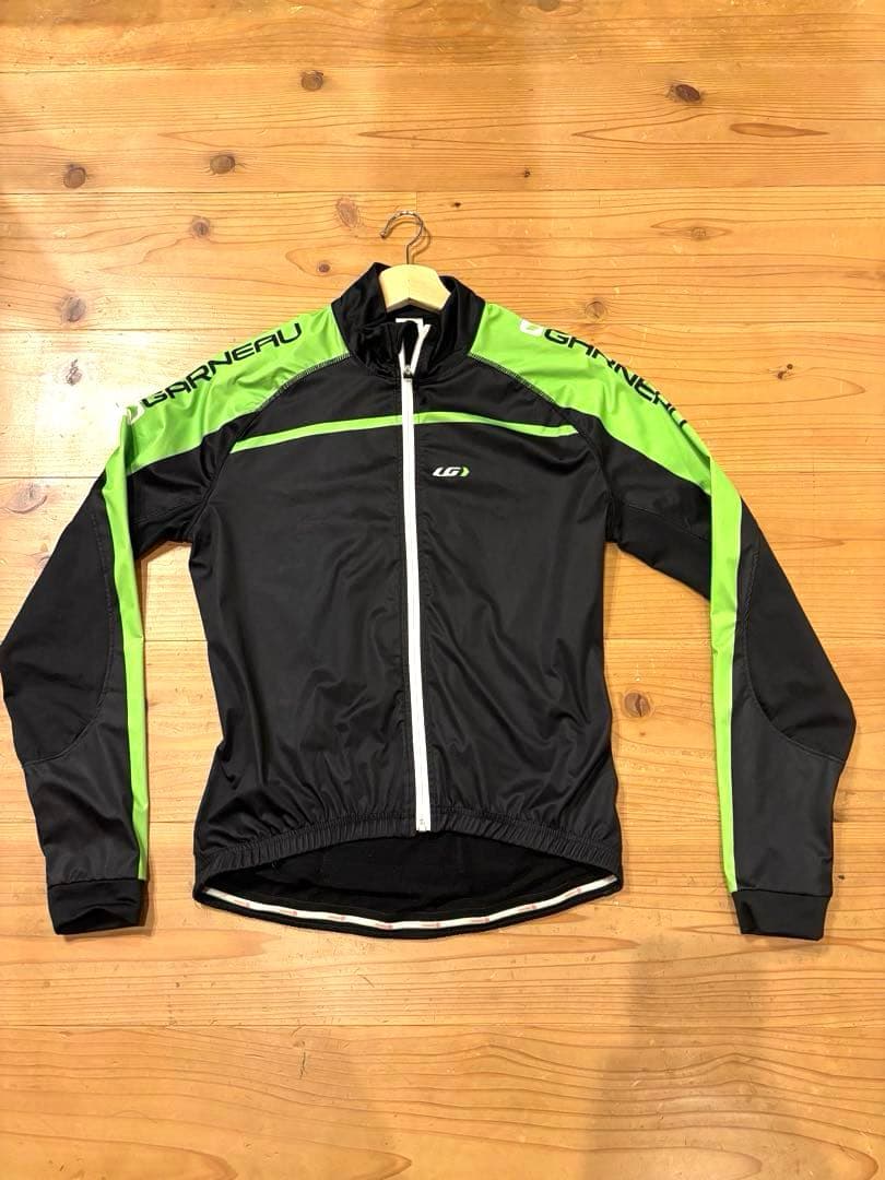 GARNEAU サイクルジャケット ブラック/グリーン