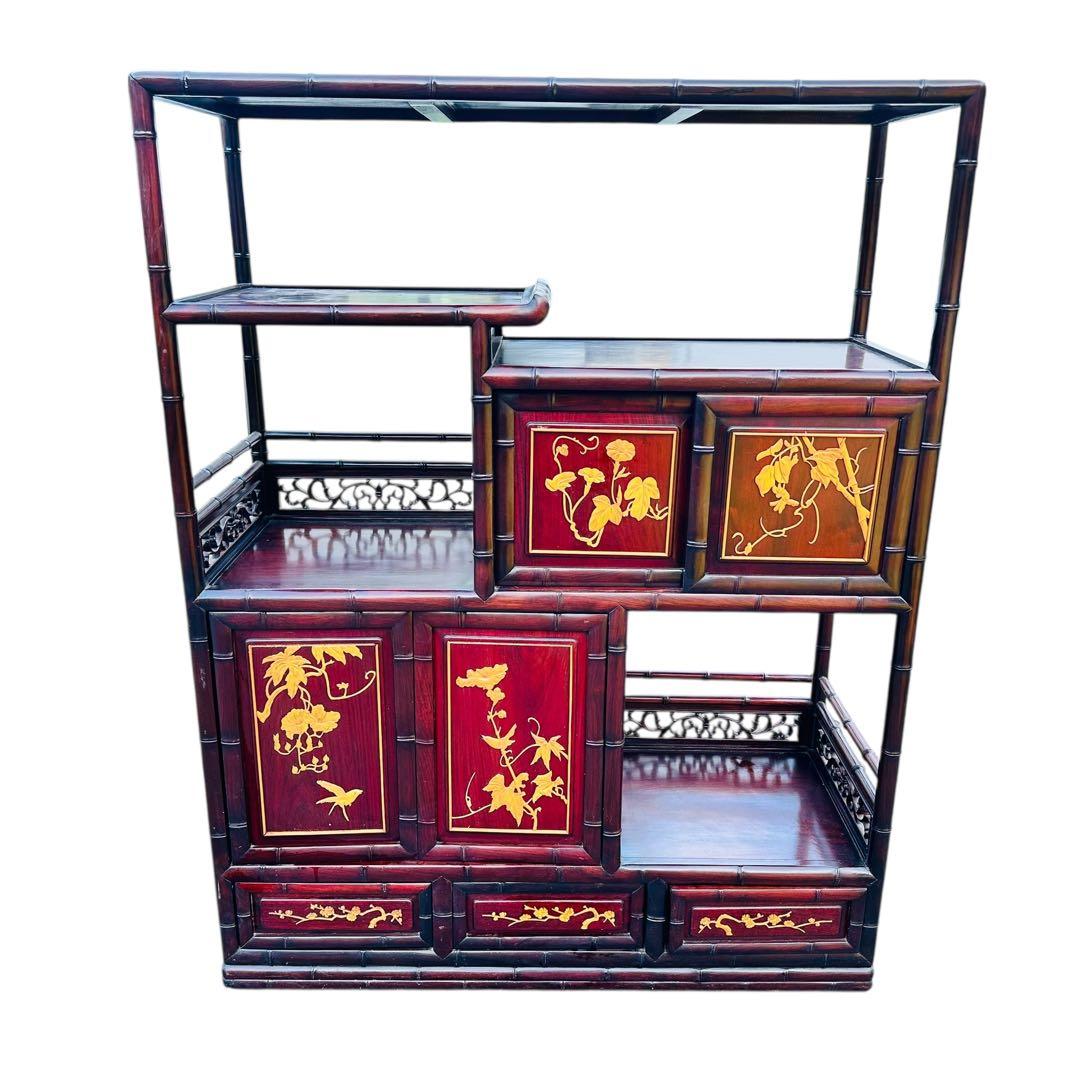 【高級】　茶棚　飾棚　アンティーク　コレクション