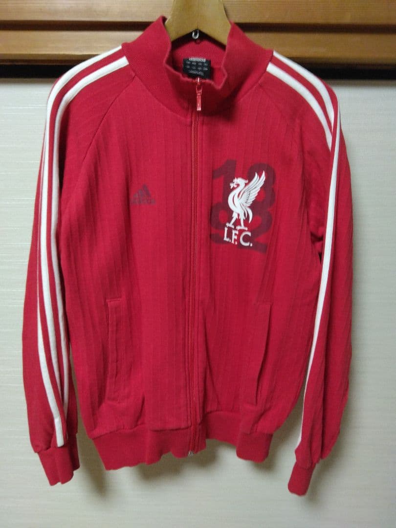 2/8までセール！リバプールFC adidas ジャケット 赤　激レア　レトロ
