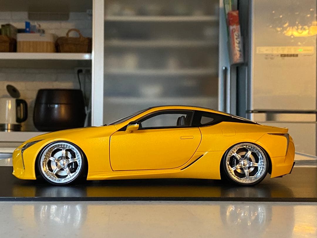 LC500 1/18 ディスプレイモデル　23インチオリジナルカスタム