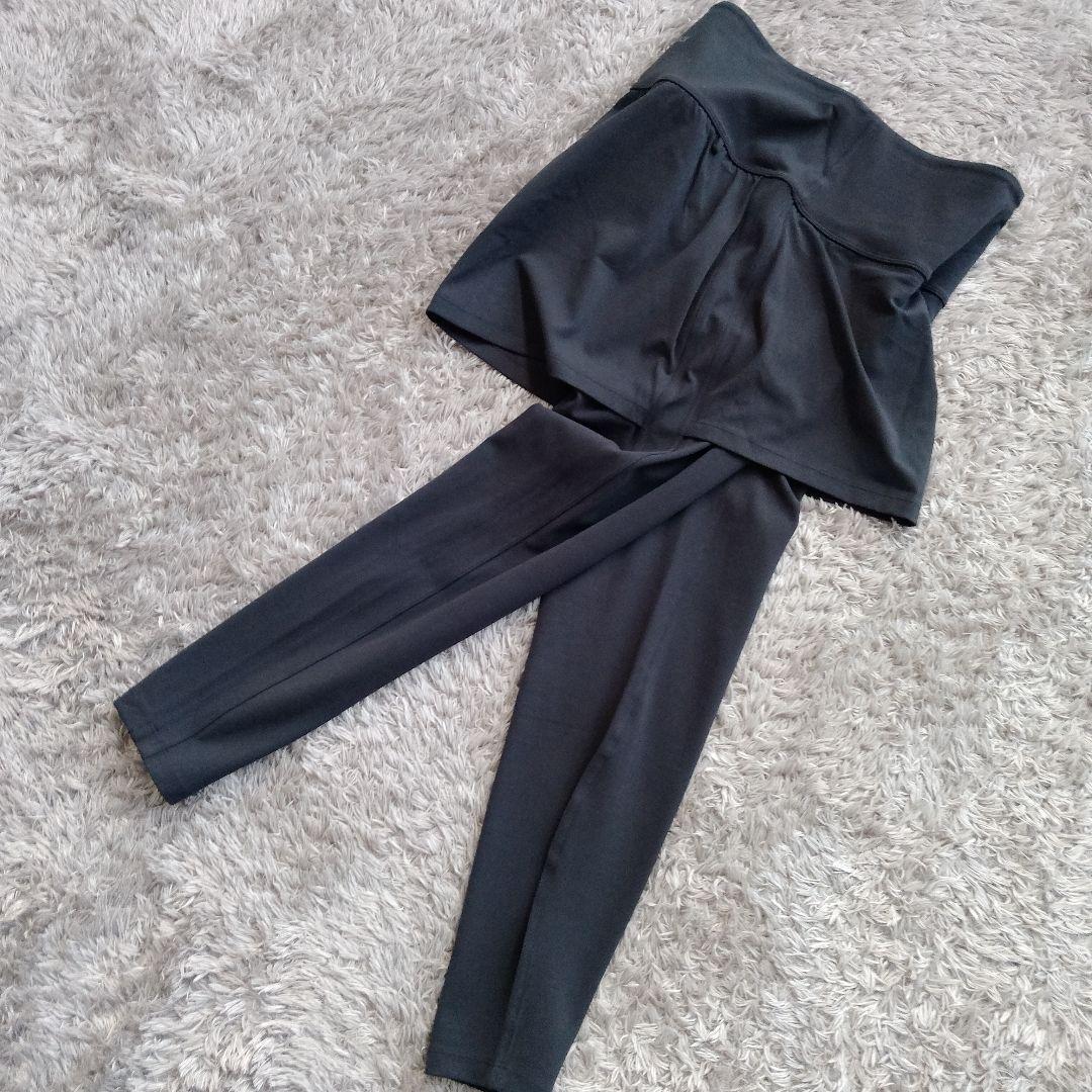 新品　アンダール　スポーツ　スパッツ　レギンス　スカート付き　XL　ブラック