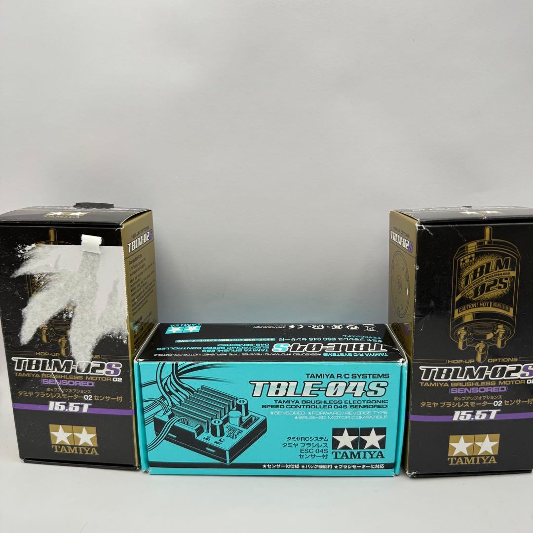 D15 【3点】 タミヤ ブラシレスモーター 02 ESC04S センサー付き