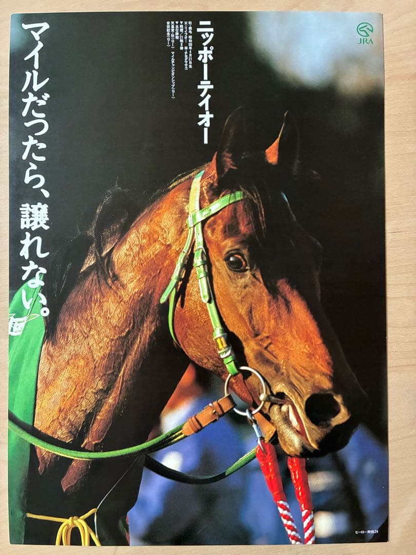 JRA ヒーロー列伝 NO.24〜31 ポスター オグリキャップ含む人気馬8枚