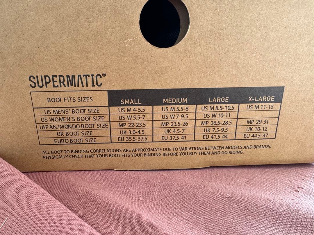 BENT L SUPERMATIC ビンディング ホワイト/ブラック