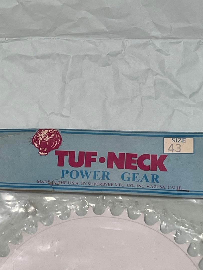 新品未使用【TUF・NECKのbmxチェーンリング】