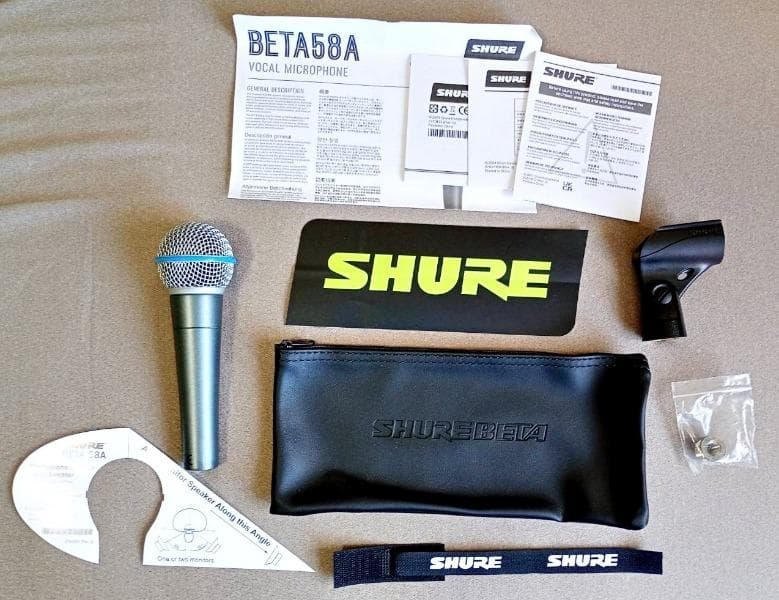 【正規品】Shure BETA58A ダイナミックマイク【サウンドハウスで購入】
