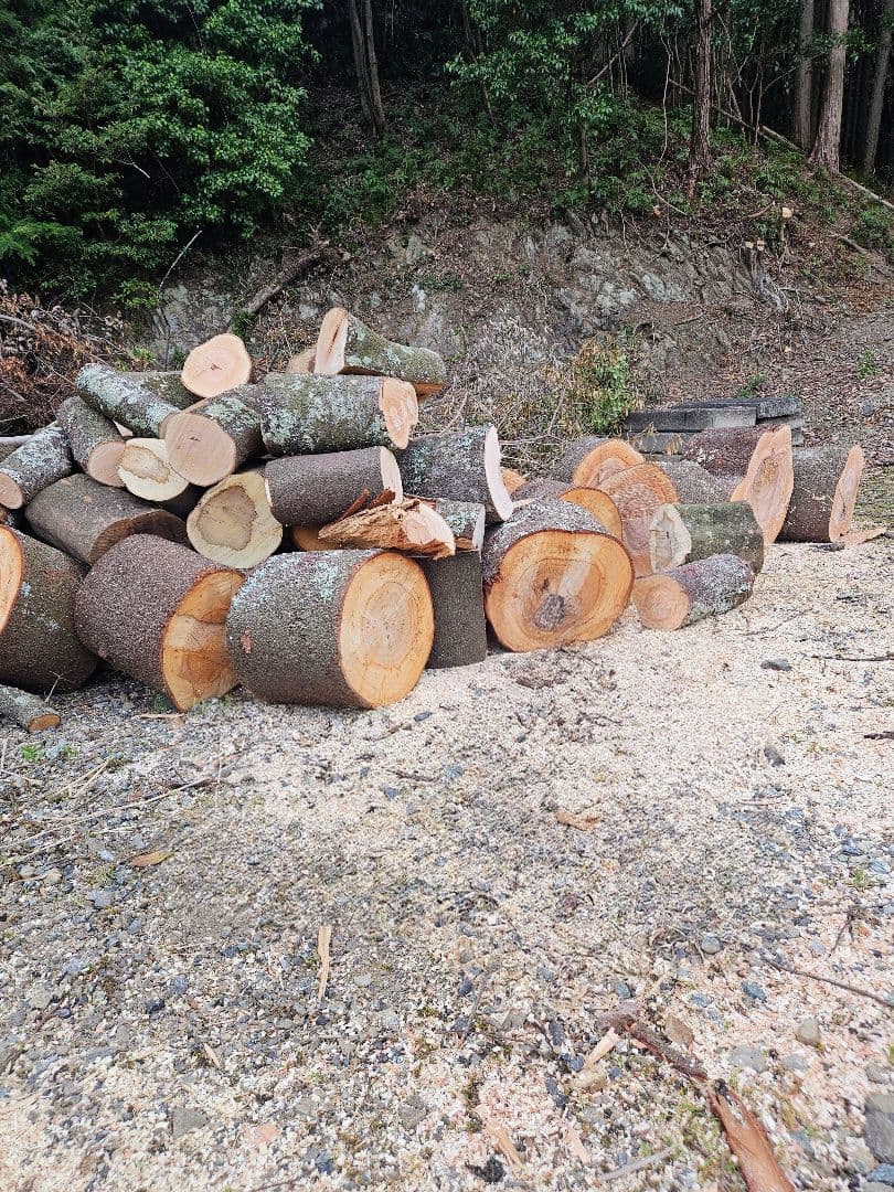 薪ストーブに　玉切り　広葉樹mix　軽トラ積み放題　約30cm　引取限定　三重県