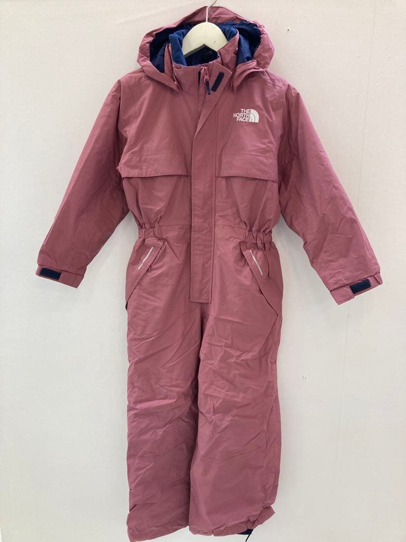 THE NORTH FACE 子ども用 スキーウェア ピンクスノーウェアつなぎ