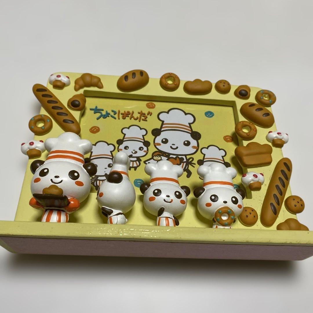 【超レア】ちょこパンダ シェフ 写真立て　横約16㌢　縦約13㌢　奥行き約4㌢