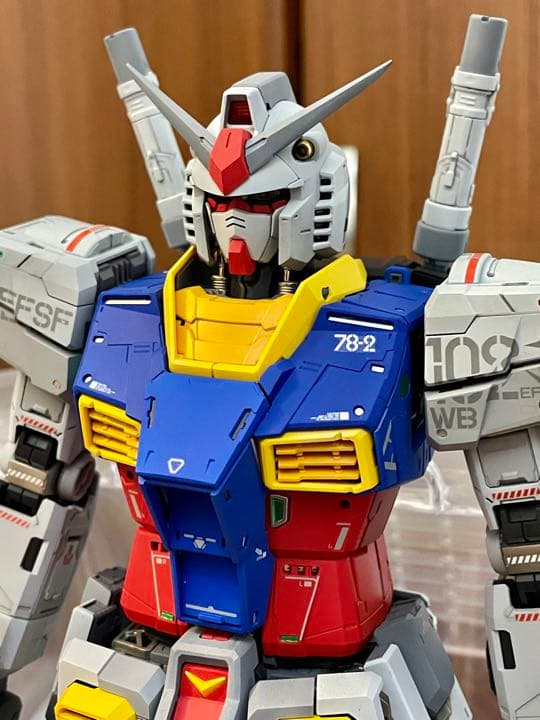 pg unleashed ガンダム 塗装済み完成品 全塗装