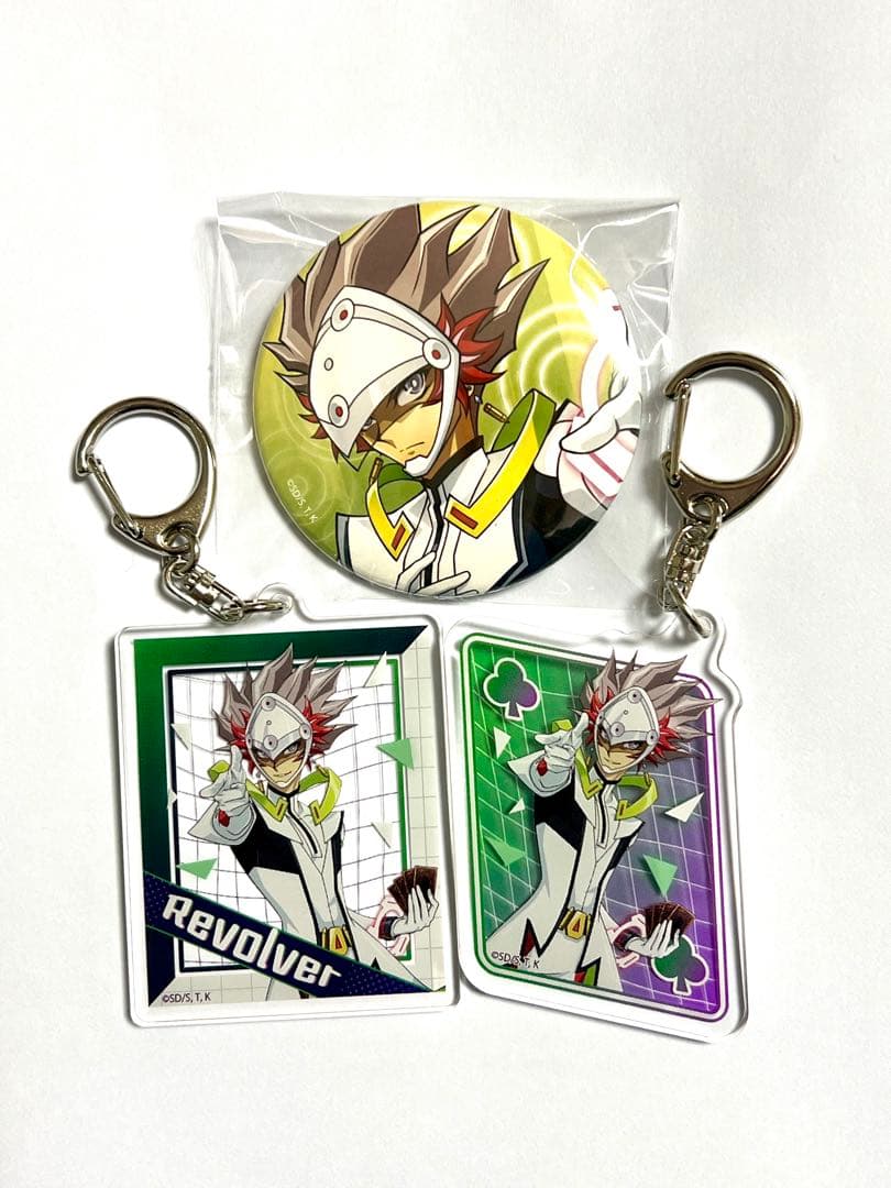 遊戯王VRAINリボルバー アクキー 缶バッジ
